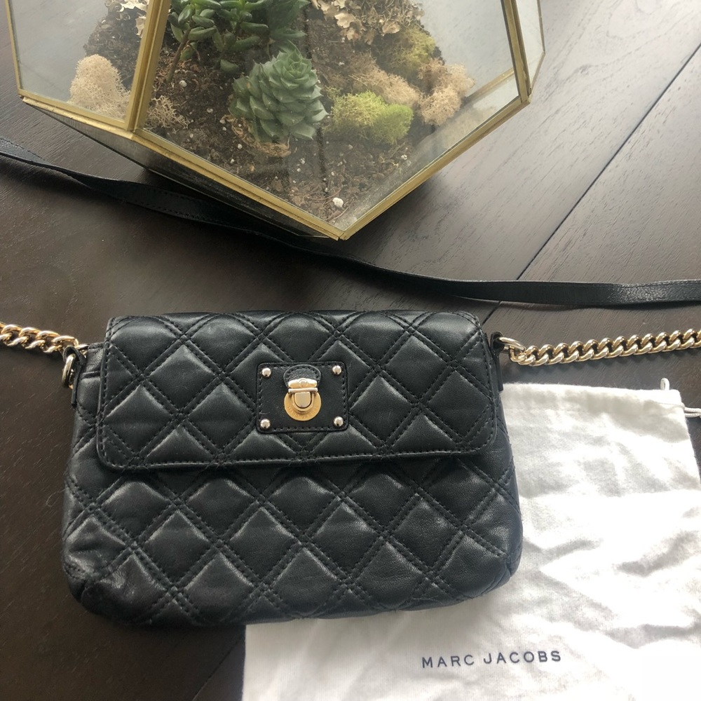 Marc Jacobs Quilted Leather Chain Crossbody Bag